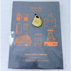 TRAVELER'S notebook Starbucks Reserve Tokyo Brass Tag Mug Charm Limited JAPAN